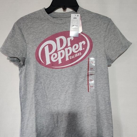Dr pepper size XXS women's shirt faded graphic - Picture 1 of 5